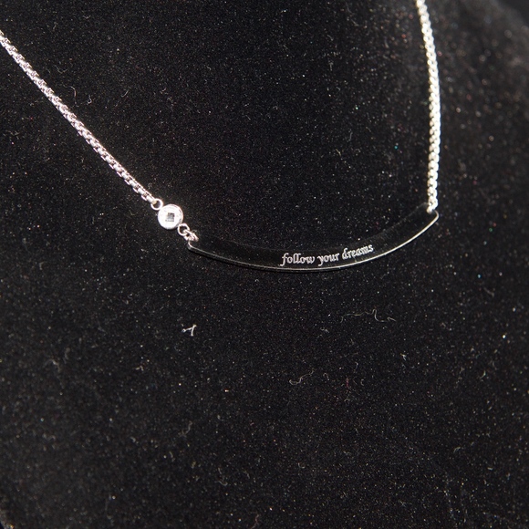 follow your dreams 14kt Gold Dipped Swarovski - Picture 3 of 8